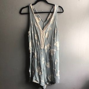 lush blue romper